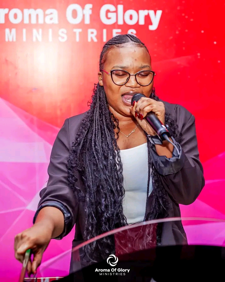 Pastor ministering at Aroma of Glory Ministries
